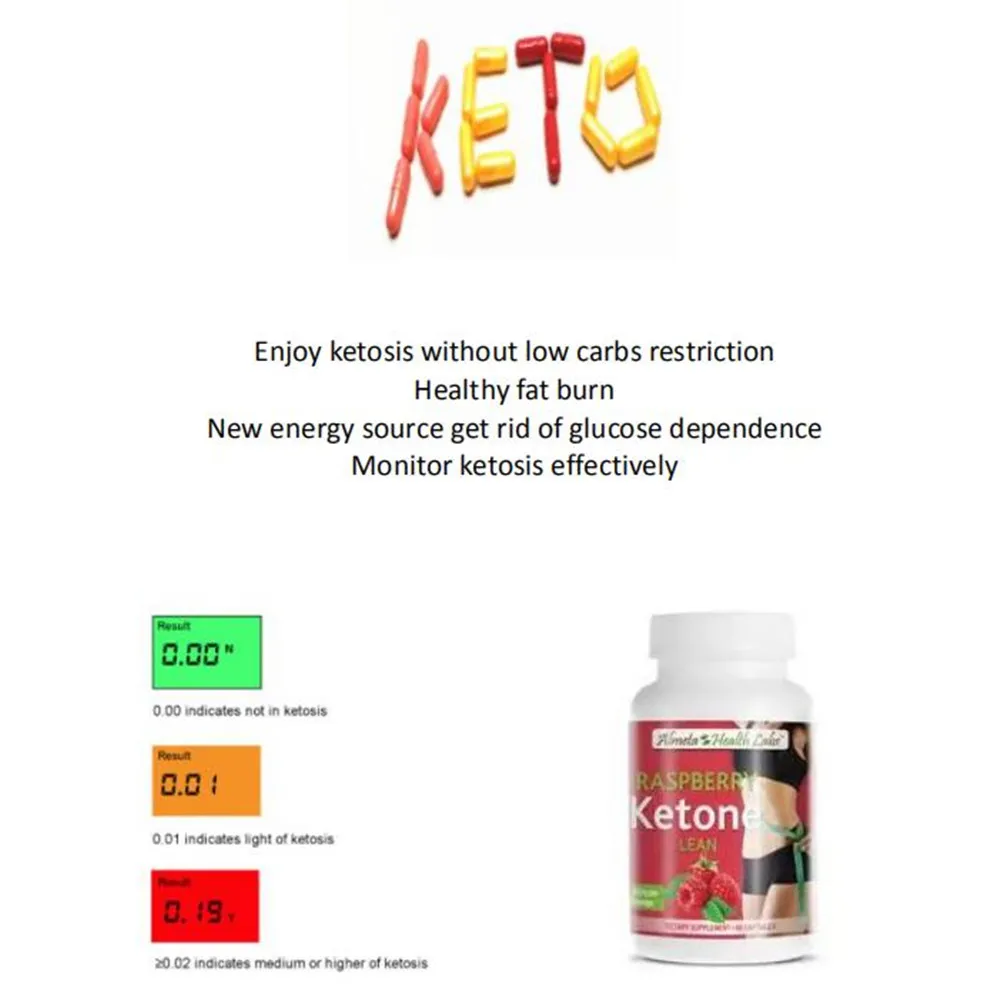 GREENWON dih Keyto Meter maščobe gorijo & hujšanje ketogenic diet merjenje ravni ketosis
