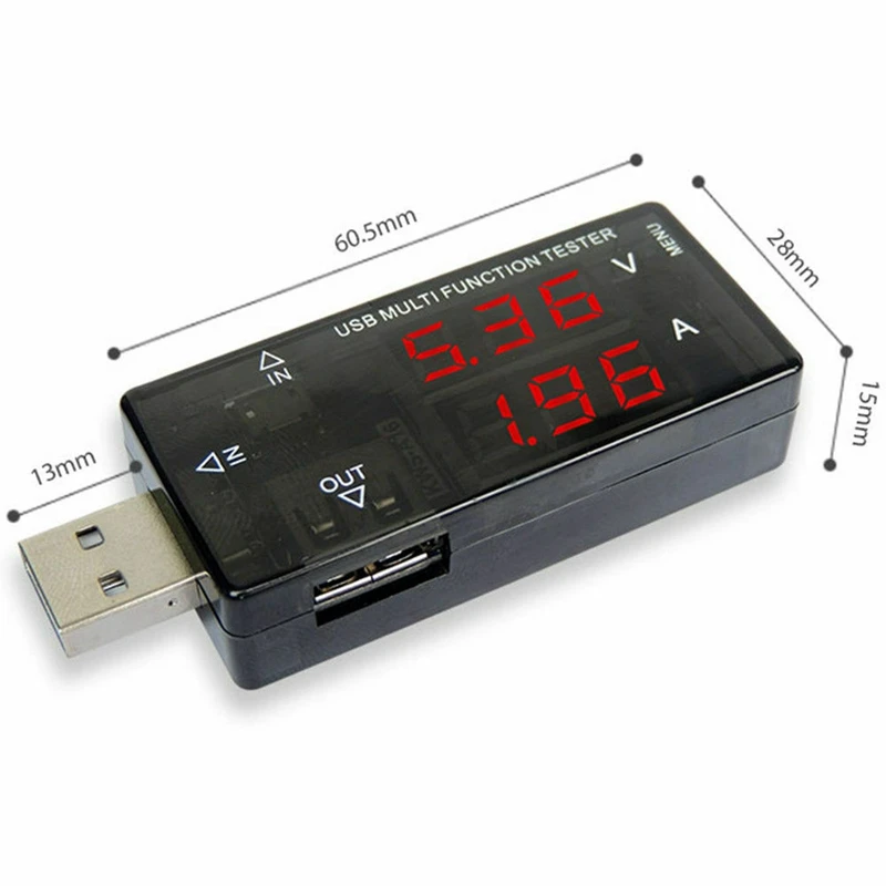 GTBL Usb Digitalni Multifunkcijski Voltmeter Ampermeter Current Tester Zmogljivosti Detektor