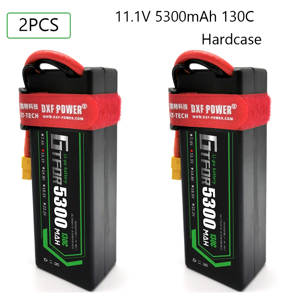 GTFDR 2PCS 3S Lipo Baterije 11.1 Proti 11.4 V HV 5200mAh 5300mAh 8000mAh 7000mAh 50C/100C 130C/260C 140C/280C 60C/120C za RC avto Deli