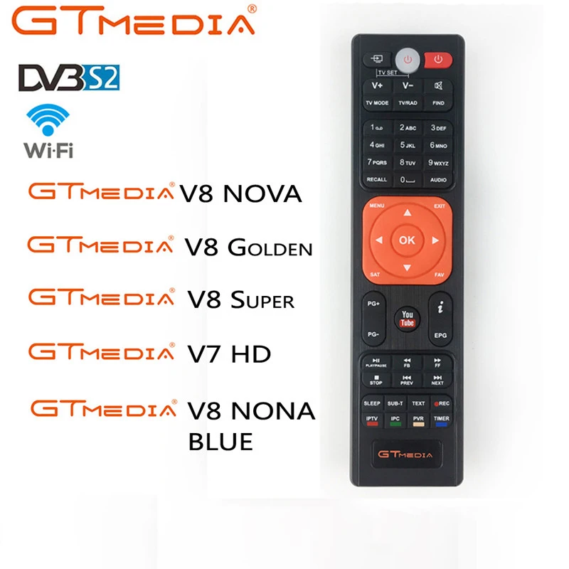 GTMEDIA HD Satelitski TV Sprejemnik Daljinski upravljalnik za Gtmedia v8 nova in freesat V8 Super V8 Zlati V8 nova V9 Super V7 HD