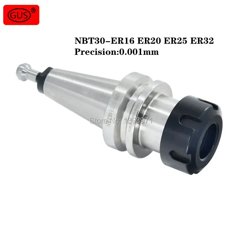 GUS visoko natančnost NBT30-ER16 ER20 ER25 ER32-60 dinamično ravnovesje slotless CNC iz nerjavečega jekla orodje imetnik