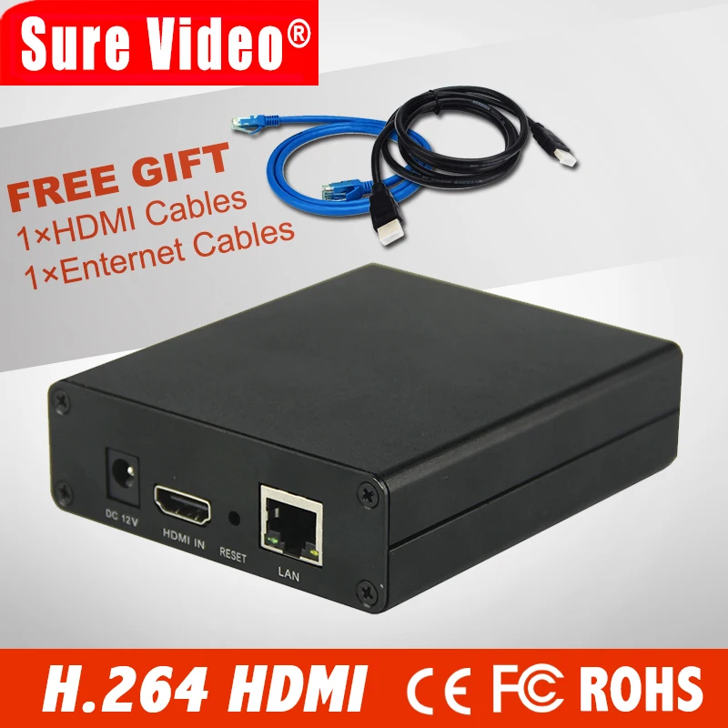 H. 264 Video Kodirnik Podporo HDMI HDCP Na IP Živo Kodirnik IPTV Strojne opreme RTMP RTSP zdravega življenjskega sloga UDP Darkice
