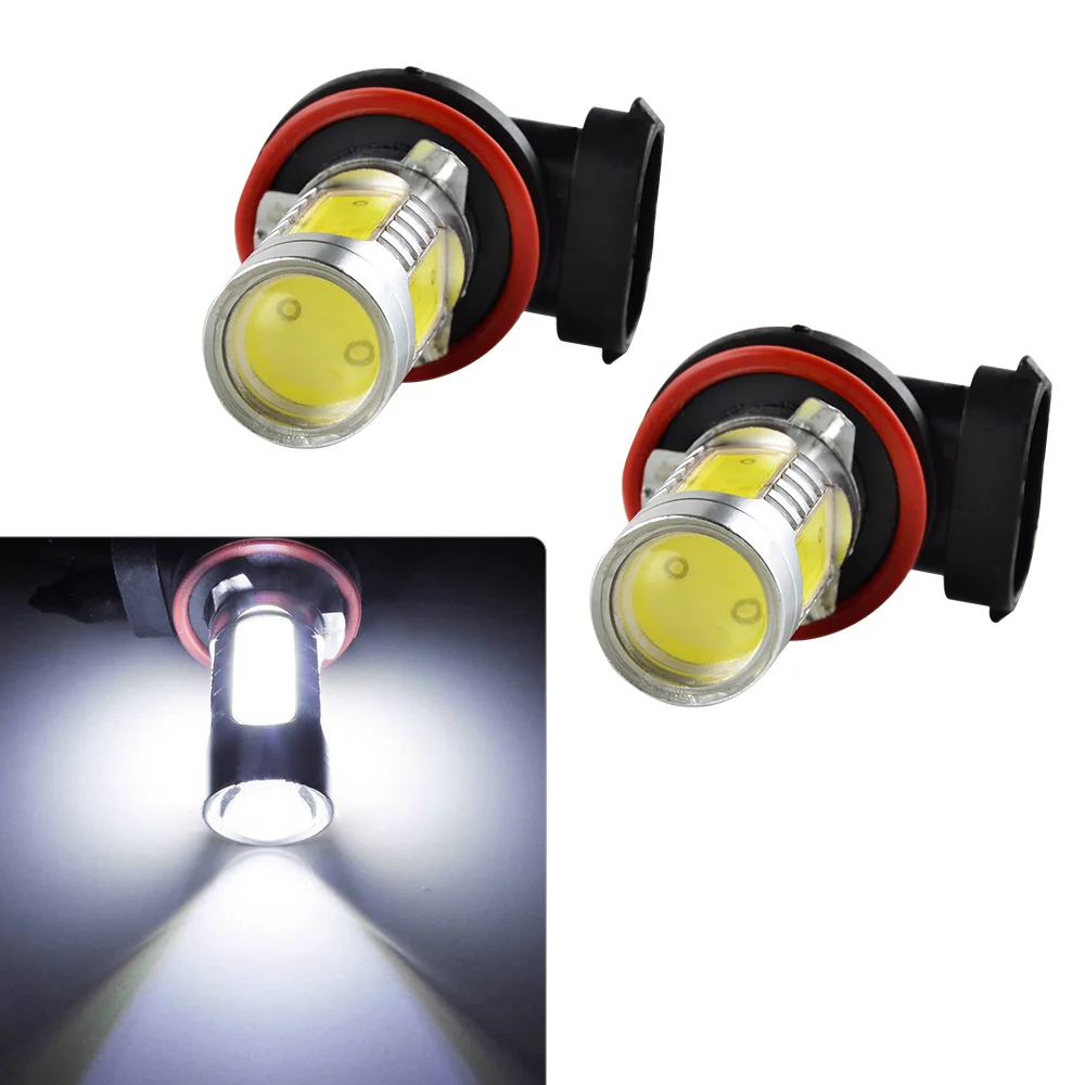 H2CNC 2pcs Svetlo Napak H11 LED projektor Meglo žarnice Za BMW E90 325 328 335i