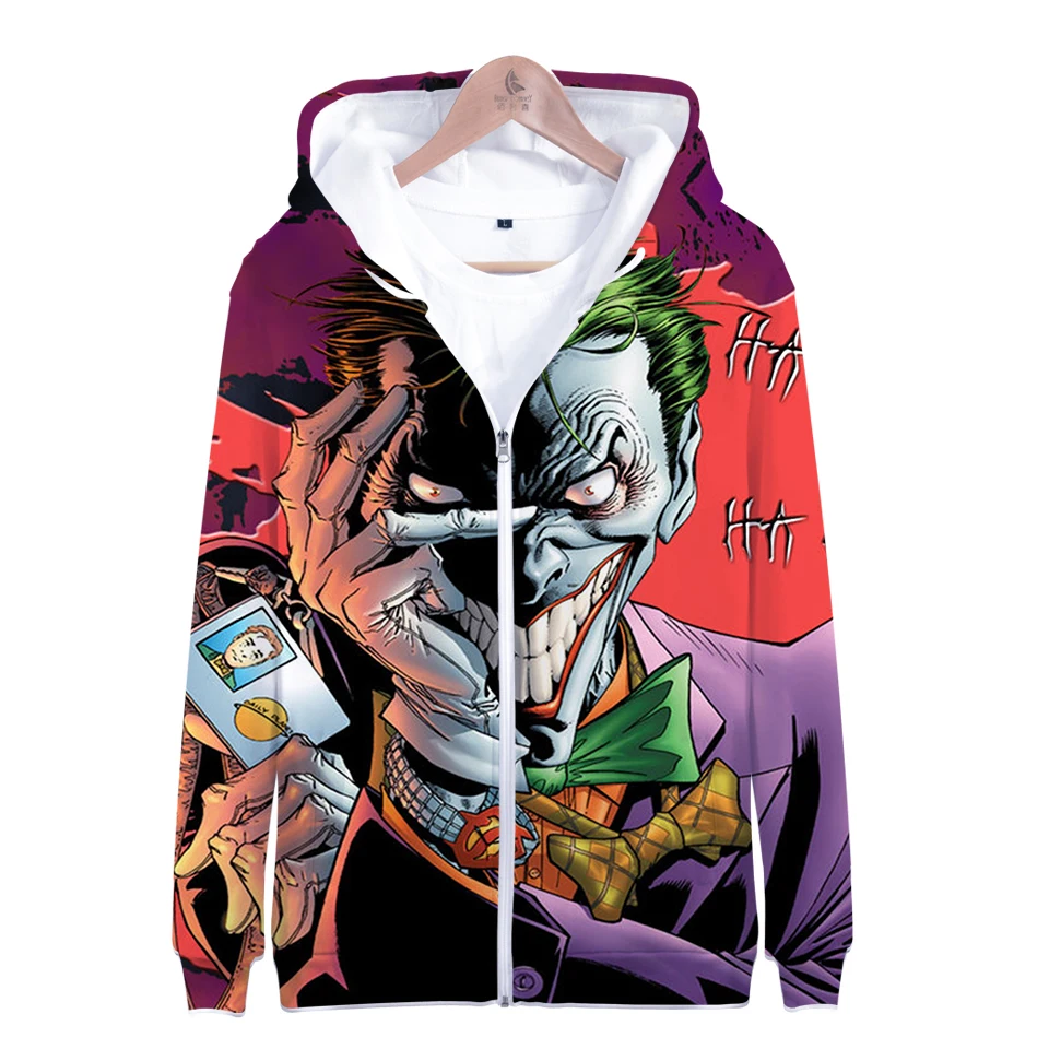 HAHA Joker Smešno 3d tiskanih hoodie Halloween Nori Nasmeh majica fashion ulične puloverji jopice Unisex Oblačila Jakna