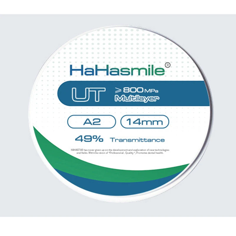 HaHasmile UT-Pex-98-A2 Laboratorio Zobni Za Sprednjo In Spodnjega Mostu In Furnir, 49% Gradient Za Preglednost