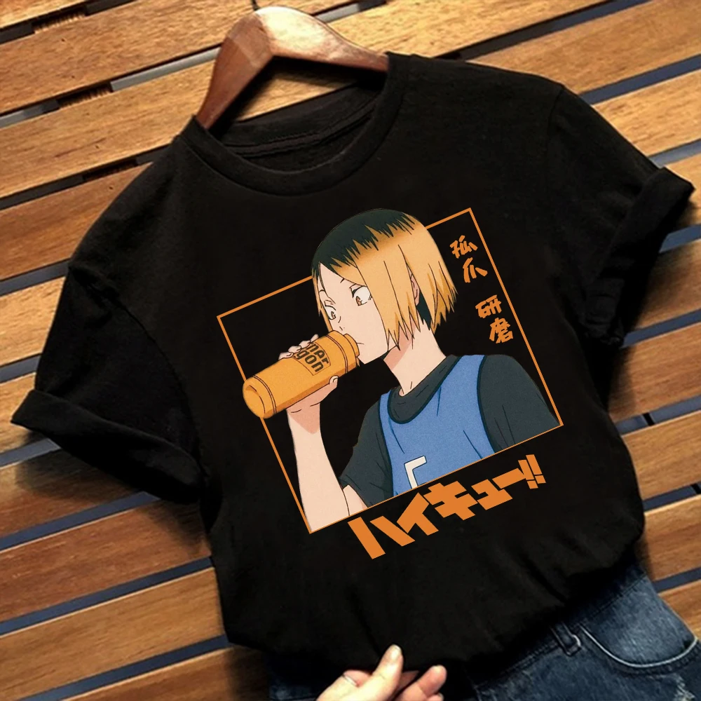 Haikyuu Anime Mens T Shirt Vrhovi Tees Kenma Kozume Teeshirt Vrhovi Kratek Rokav Casual Moški Tshirt Oblačila Moški