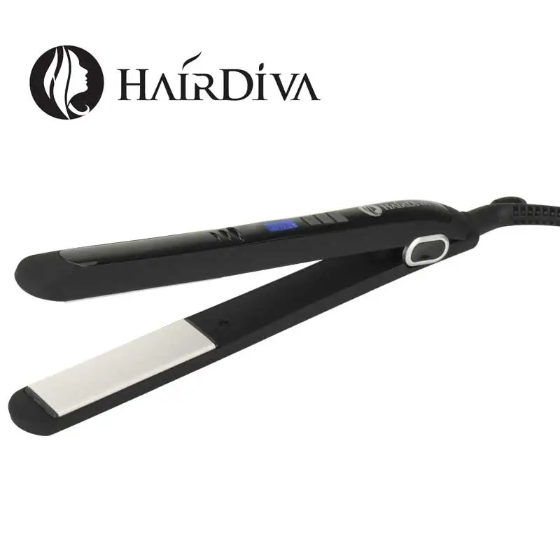 HairDiva Keramični Ravno Železa Profesionalno sredstvo za ravnanje Las Robljenjem Železa Plancha De Pelo Nano planchas de pelo strokovno