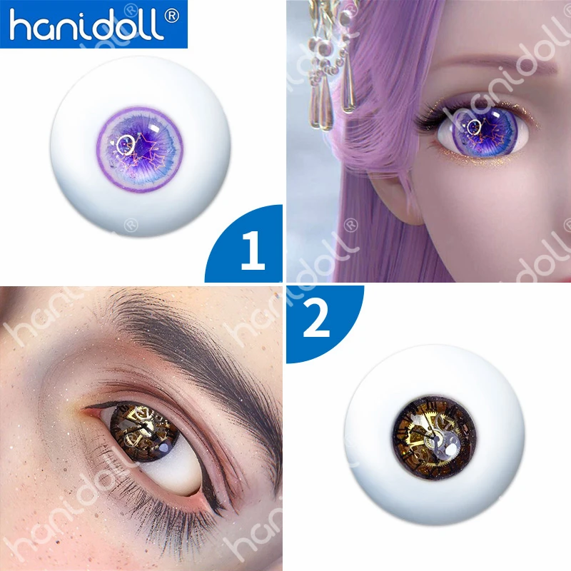 Hanidoll Sex Lutke Prilagodljiv Oči 3D Realistična Oči za Ljubezen Lutka Igre Anime Znakov Oči