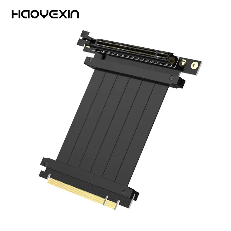 HAOYEXIN PCI Express 3.0 za Visoke Hitrosti 16X Prožni Kabel Podaljšek Adapterja Biti RAČUNALNIK Grafično kartico Priključek