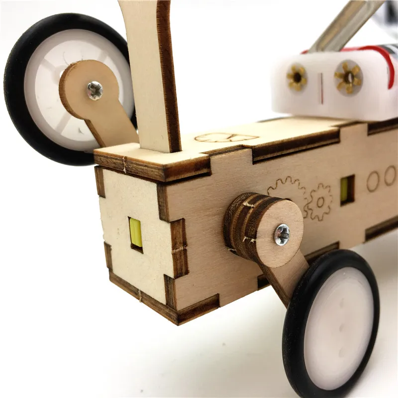Happyxuan Robot konstrukcijski Set Električna Izobraževalne STEBLO Igrače Montessori Otroci DIY Znanost Projekta za Vgradnjo Tehnološke Izume