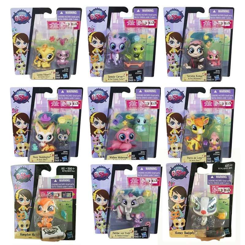 Hasbro Littlest Pet Shop Živali Model Otroci Darila Božič Akcijski Slika Zbirk Lutka Igrače Anime Slika