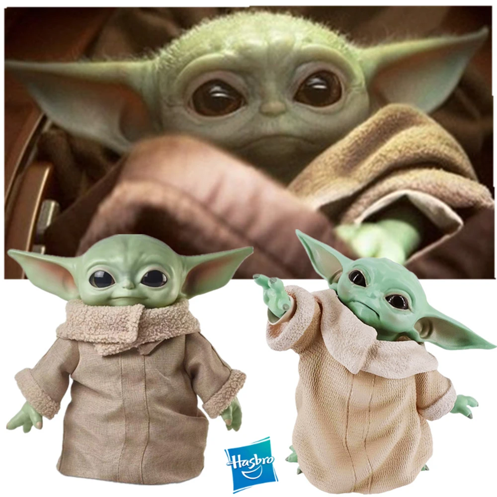 Hasbro Na Mandalorian Star Wars velike oči Otroka Yoda 16 cm PVC Dejanje Slika Lutka Igrače Model Zbiranja Igrač za Otroke