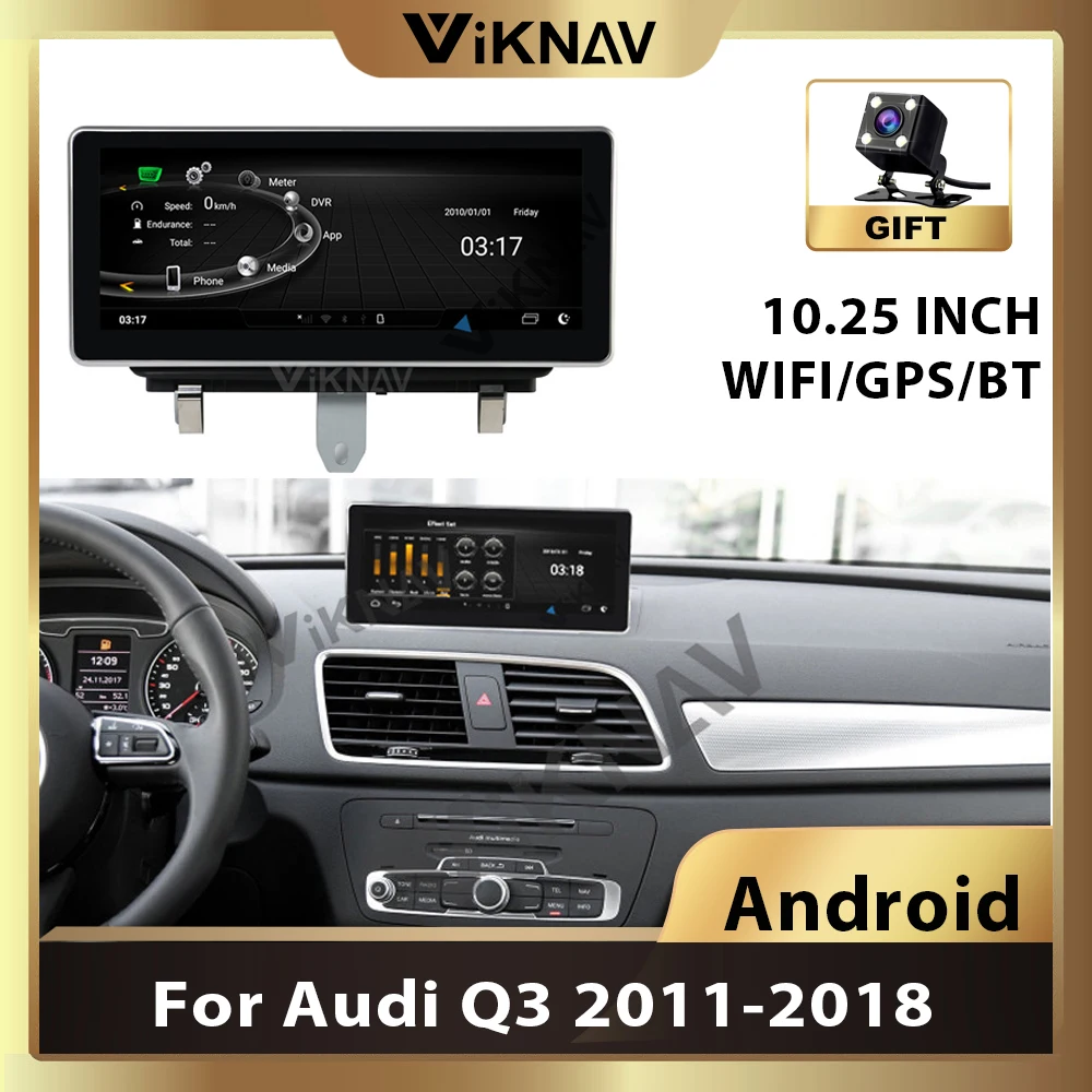 HD Android 9.0 Avto DVD predvajalnik, GPS Navigacija Za Audi Q3 2011-2018 Avto Auto Radio stereo multimedijski predvajalnik