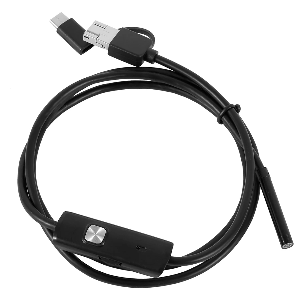 HD USB-Endoskop Fotoaparat 5,5 mm s 6 LED 1/2/5M Kabel Nepremočljiva Pregled Borescope Za Android PC