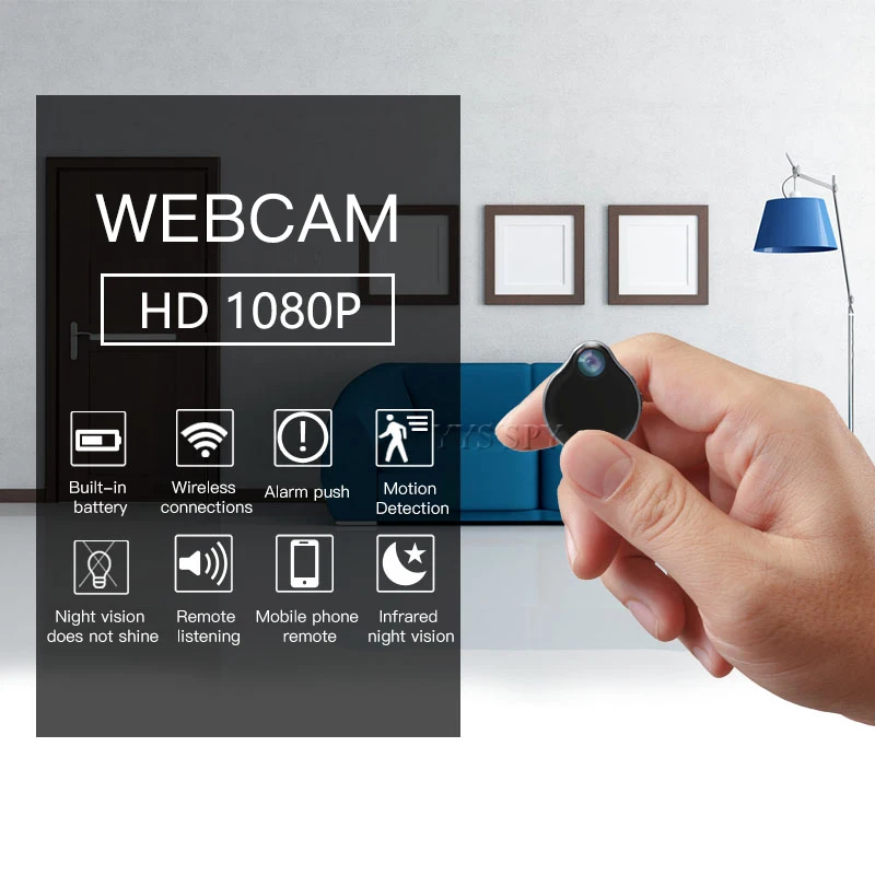 HD1080P Wifi, Mini Kamero Varnosti IP Mikro Camara Skrivnost Espia Video Kamere Digitalne Akcije Smart Kamera Night Vision Telo Cam