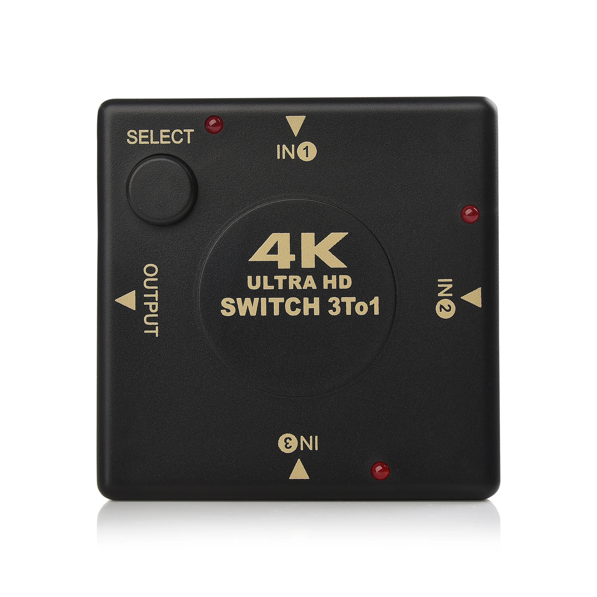 HDMI Switch 4k,Inteligentni 3-Portni HDMI Preklopnik,Splitter, Podpira 4K, Polno HD1080p, 3D