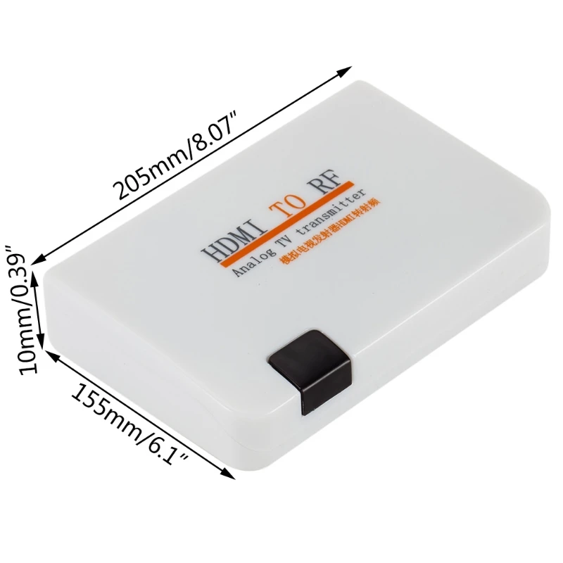 HDMI-združljiv Z RF Koaksialni Prilagodilnik Pretvornika Polje Digitalno Analogni Signal TV Oddajnik Modulator za Bluray Predvajalnik GameConsole