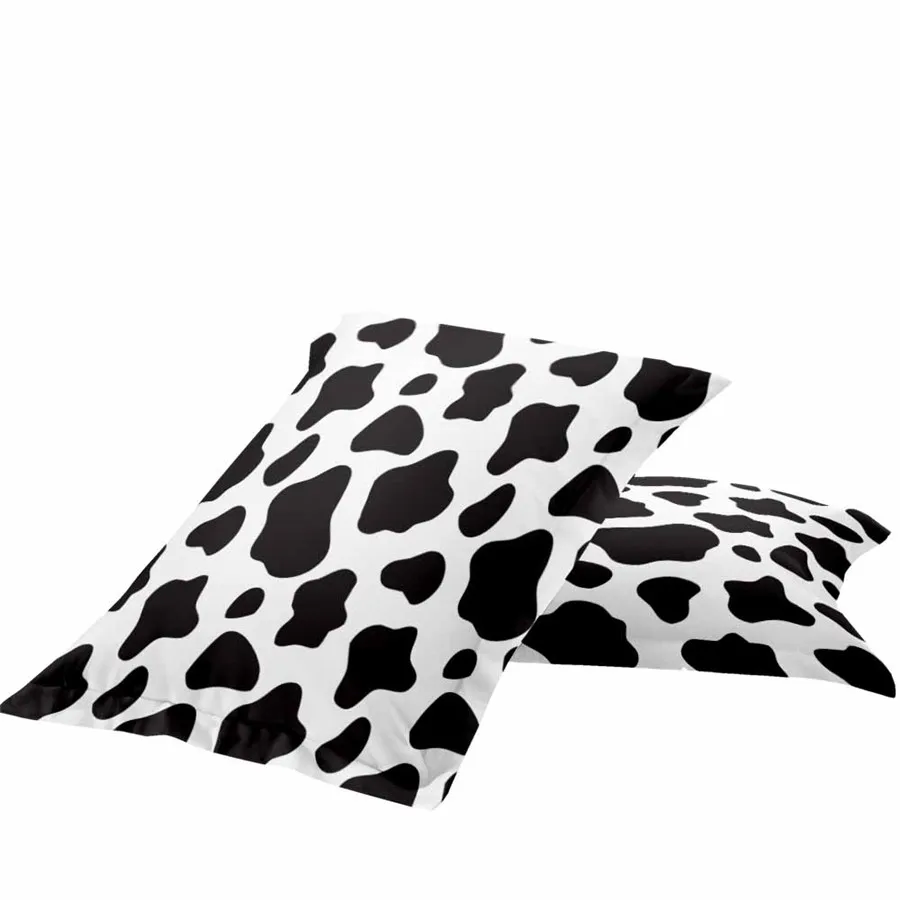 HELENGILI 3D Posteljnina Nabor Krava Tiskanja Rjuhe Kritje Nastavite Bedclothes z Prevleke za Posteljo Set Home Tekstil #COW16