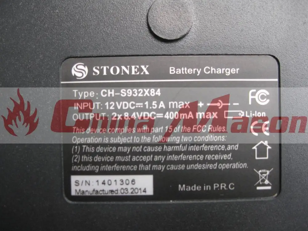 Hi Kakovosti Stonex Polnilec za STONEX BT-L72SA, BP-3 in za Baterije, Polnilnike model CH-S932X84