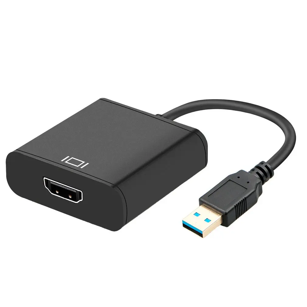 High Definition Prenosni Velikosti USB 3.0 Za HDMI Audio Video Adapter Pretvornik-Kabel Za Windows 7/8/10 PC 1080P
