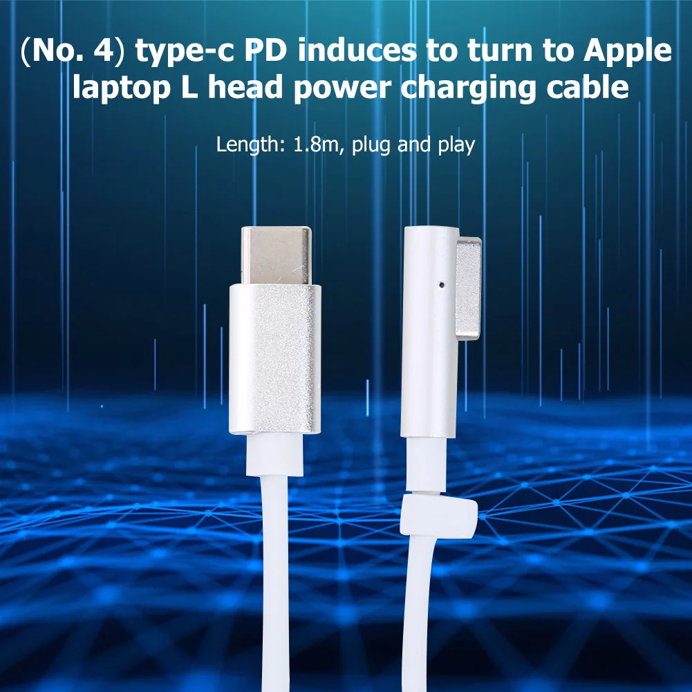 Hitro Polnjenje Kabel za Napajalnik Priključek za Kabel za Apple Macbook Prenosni USB Tip C Kabel Adapter za Pametne telefone, Hitri Polnilnik