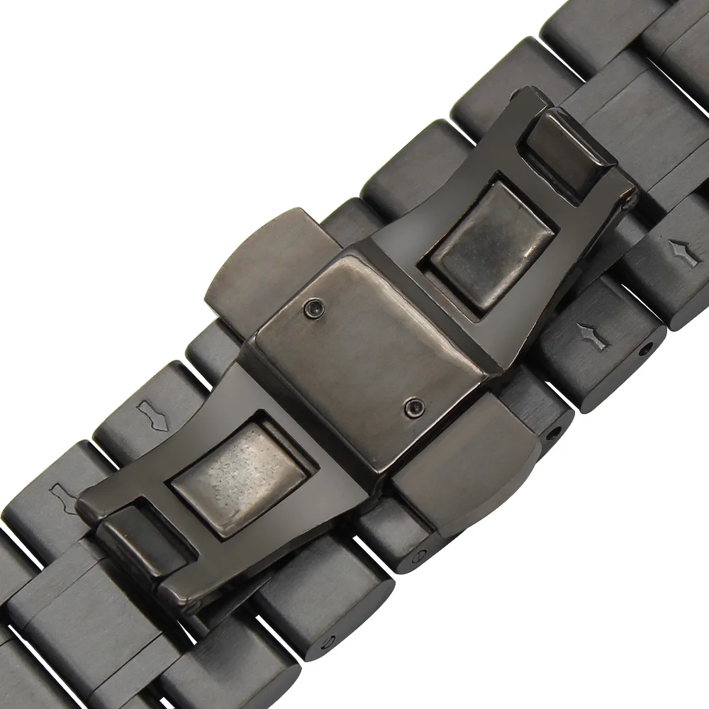 Hitro Sprostitev iz Nerjavečega Jekla Watchband 20 mm za Withings Jekla HR 40 mm Garmin Vivomove Fosilnih Q Gazer Watch Trak Zapestni Trak