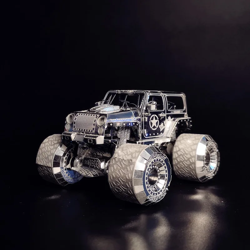 HK NanYuan Creative 3D Kovinski Puzzle WRANGELER Modela Avtomobila DIY Laser Cut Sestavljanje Sestavljanke Igrače Namizni Okras, Darila Za Odrasle
