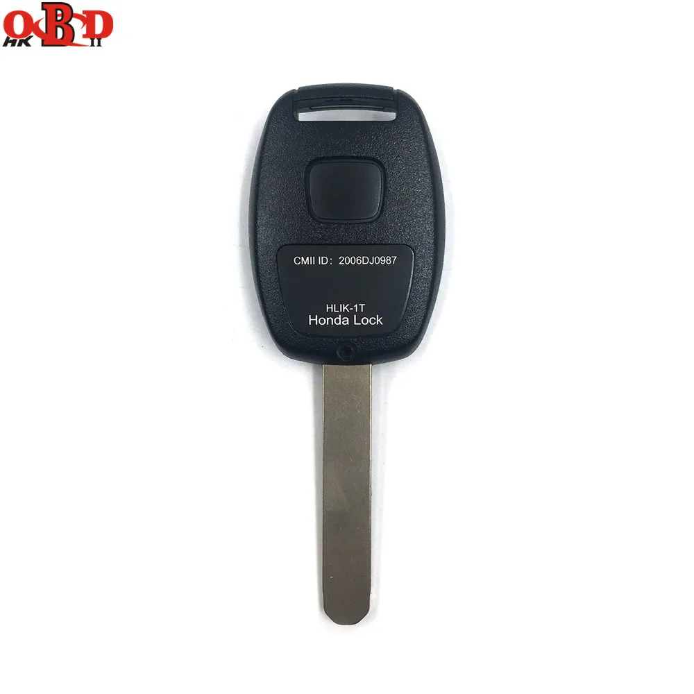 HKOBDII Debelo, 3 Gumbi Daljinskega Avto Ključ Daljinski s 46 Elektronski čip(433 MHZ) za Honda Civic(z LOGOTIPOM)