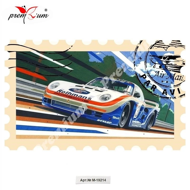 Hladilnik magnet spominek Porsche Репринт винтажного постера