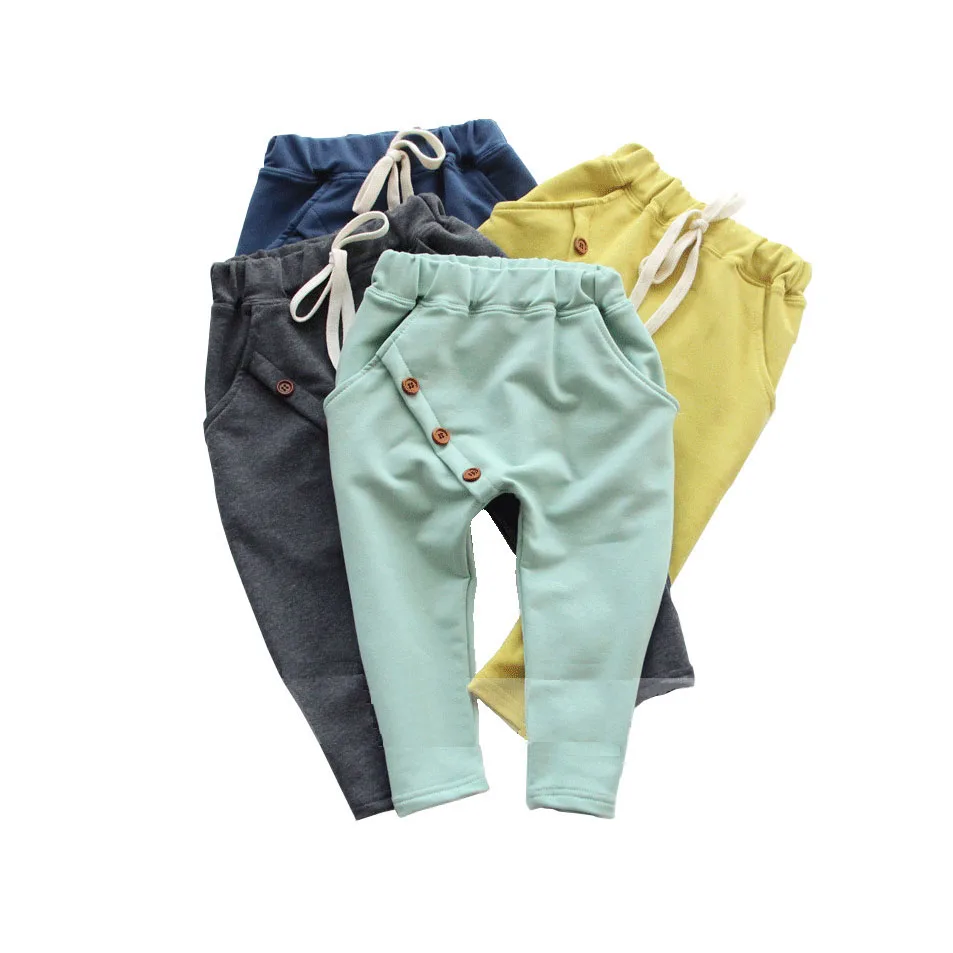 Hlače za dečke do leta 2020 Otroci Pomlad Jesen Oblačila otrok harem hlače za baby boy hlače trije gumbi, bombaž toddlers trdna
