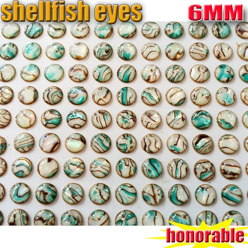 Honourable in lepe lupine vzorec ribje oči lure oči, 4 MM-5 MM-6 MM-8 MM številka:300pcs/veliko