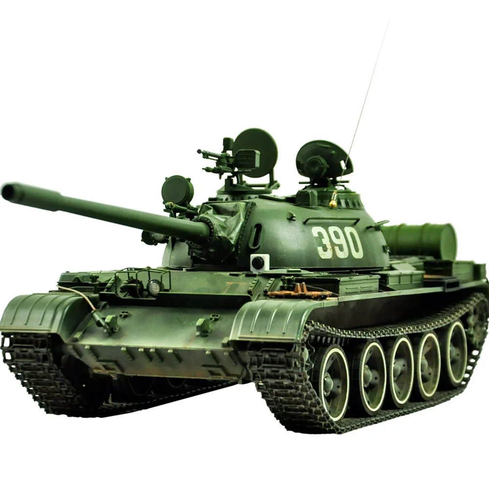 HOOBEN Celoten Sklop 1/16 RC Motorizirana KIT T55A RUSKE SREDNJE Sovjetski Tanki Kovinski (Menjalnik ,Sod,Zobnik ,Idler,Suspenzije) T-55