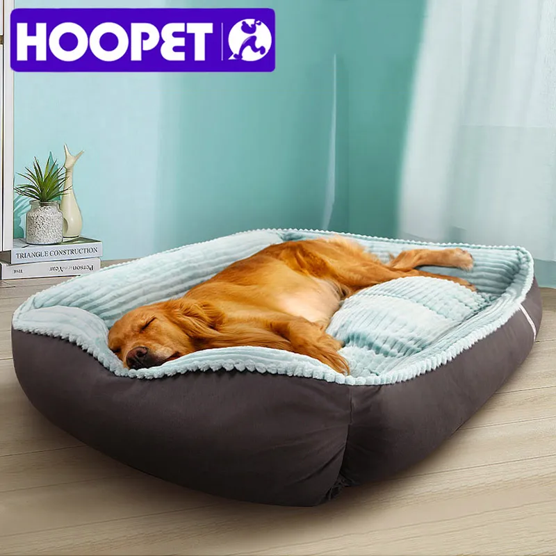 HOOPET Pet Dog Bed Pozimi Toplo Jjeza postelja Za Majhne, Srednje Velik Pes Posteljo Labradors Hiša Mehko Big Dog Bed