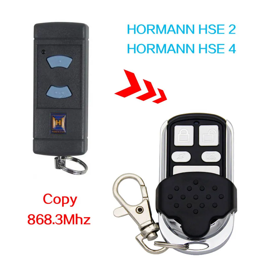 Hormann HSE2 HSE4 868 mhz daljinski upravljalnik Hormann 868mhz daljinski upravljalnik Baterije, Vključene / Brezplačna Dostava
