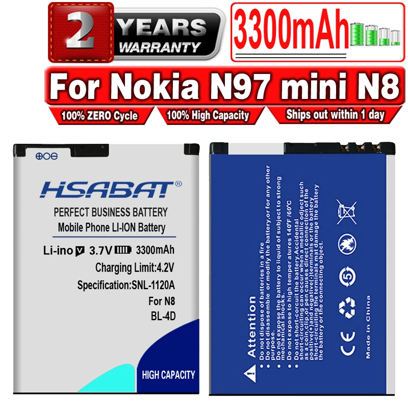 HSABAT Baterija za Nokia BL-4B BL-4D BL-4C boste baterijo BL-4CT BL-4U BL-5B BL-5BT BL-5C BL-5CT BL-5J BP-5M BP-6X BL-6Q BLC-2 BLD-3 BLB-2