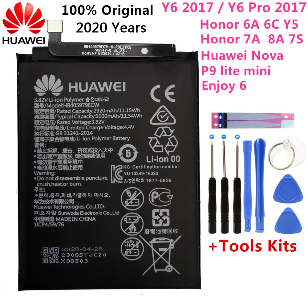 HuaWei Originalne Baterije Za Huawei Honor 7 9 P9 P10 P8 Lite Za Mate 8 9 10 Pro P20 Pro Nova 2 Plus čast 8 5C 7C 7A baterije