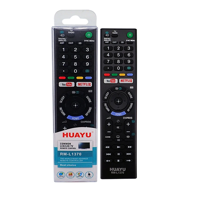 HUAYU Novo Za Sony Rm-L1370 Led 3D Tv Daljinski upravljalnik Z Youtube/Netflix Gumbi 149331411 1-493-314-11 Rmt-Tx300E Rmttx300E