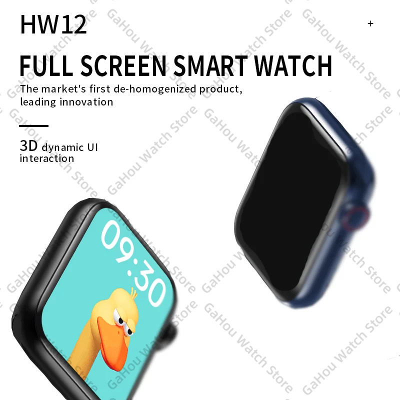 HW12 pametno gledati Bluetooth smartwatch Ženske, Moške ure reloj Ure za IOS Android PK IWO 8 FK88 amazfit gts x6 w26 w46 w34