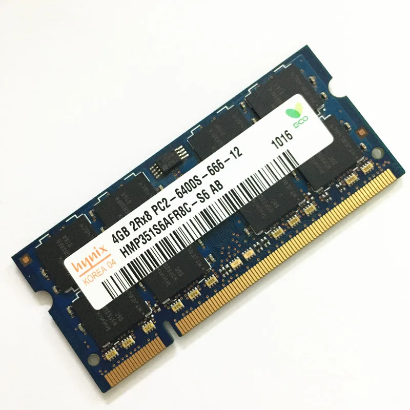 Hynix ddr2 RAM 4GB 2RX8 PC2-6400S 4GB DDR2 800MHz laptop memory