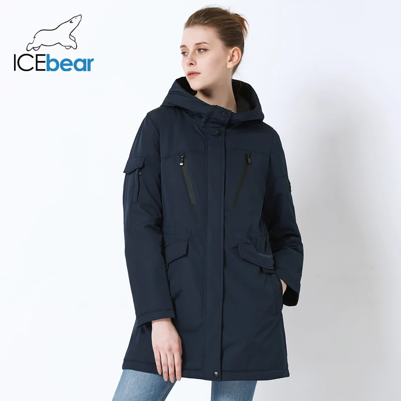 ICEbear 2019 nov padec ženske jakna visoke kakovosti parka priložnostne dame suknjič slim hooded blagovne znamke suknjič GWC18010I