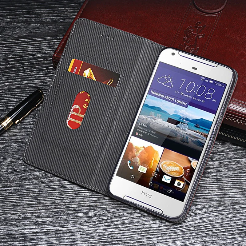 IDEWEI Za HTC Desire 628 Primeru Zajema Luksuznega Usnja Flip Case Za HTC Desire 626 Zaščitna Telefon Primeru Retro Zadnji Pokrovček