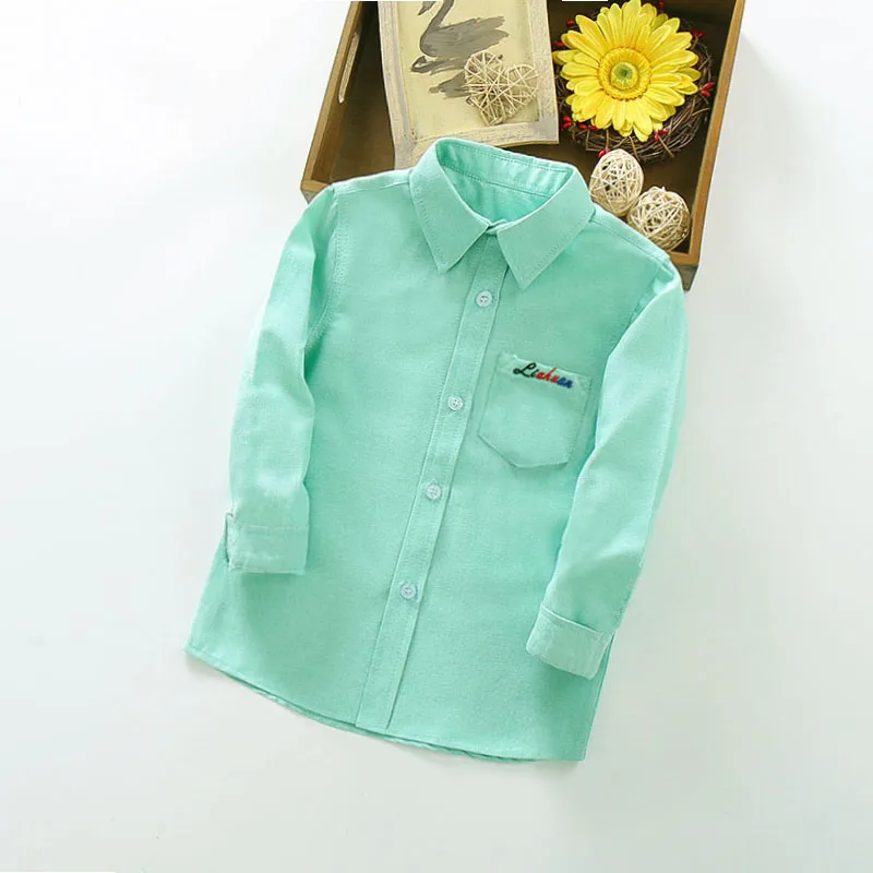 IENENS Yong Fant, Otroci Majice Oblačila Barva 3-11Years Baby Dolg Rokav Shirt Pomlad Vrhovi Tees Srajce Otroci Priložnostne Bluzo