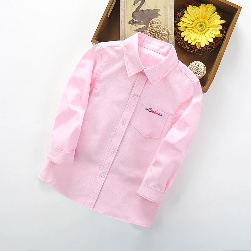 IENENS Yong Fant, Otroci Majice Oblačila Barva 3-11Years Baby Dolg Rokav Shirt Pomlad Vrhovi Tees Srajce Otroci Priložnostne Bluzo