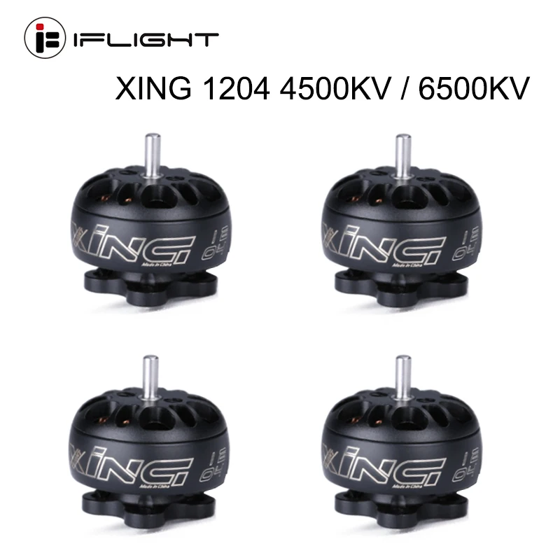 IFlight XING 1204 4500KV / 6500KV Brushless Motor 2S-4S liop Baterija Micro Motor za FPV vzklikniti brnenje