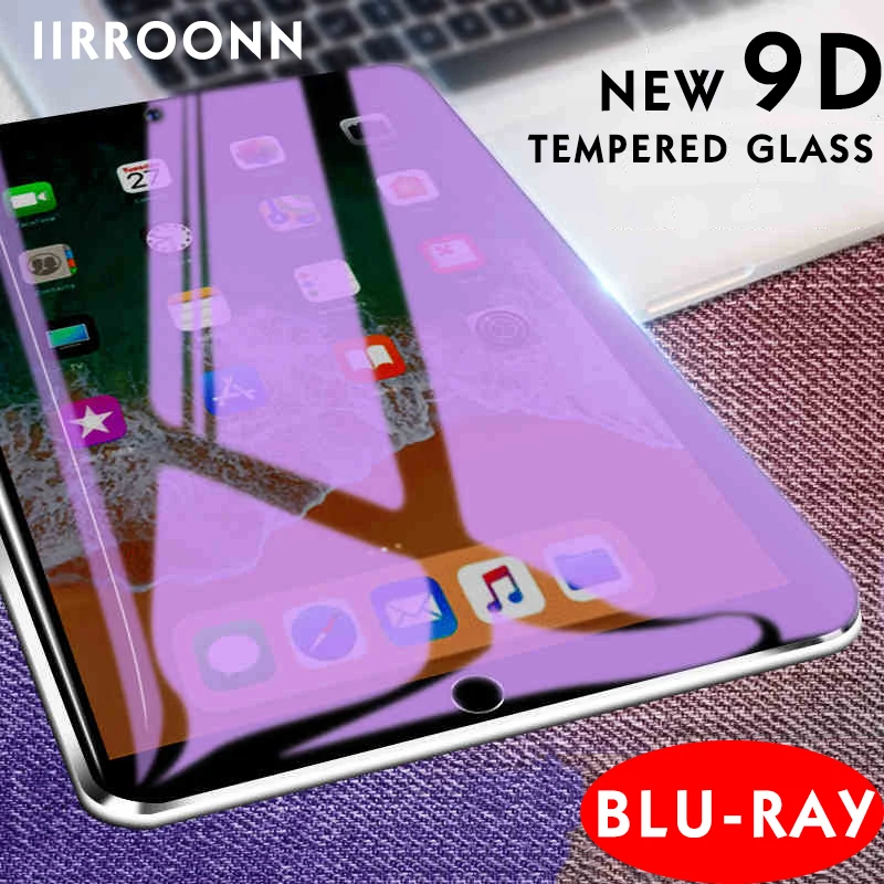 IIRROONN Anti-Modra Svetloba Kaljeno Steklo Za Apple iPad 2 3 4 Screen Protector Za ipad 4 3 2 Tableta Zaščitno folijo Stražar