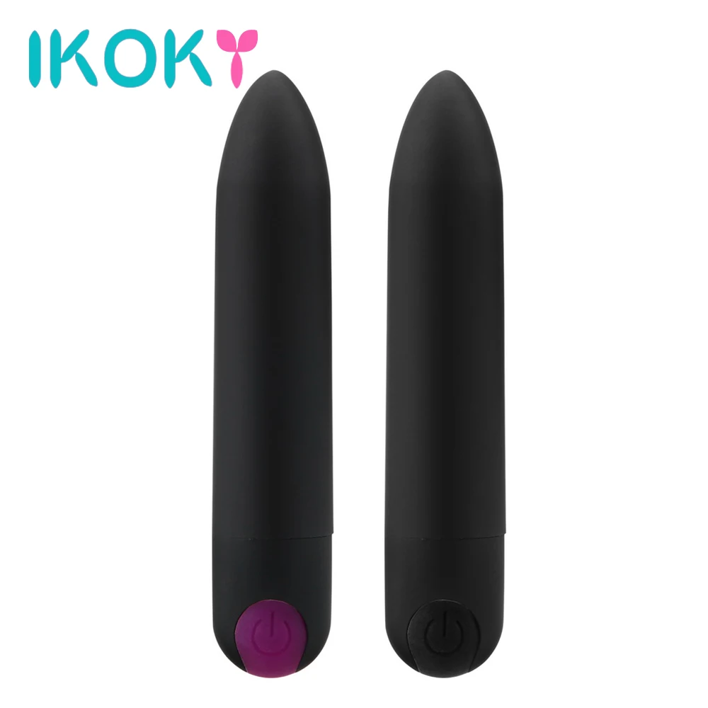 IKOKY Bullet Vibrator za Klitoris Stimulator Spolnih Igrač Za Ženske Dildo Vibratorji Vaginalne Massager Močne Vibracije Polnjenje prek kabla USB