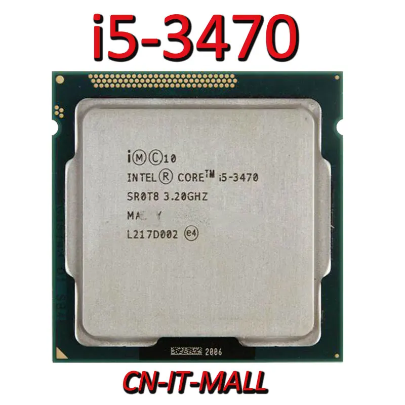 Intel Core i5-3470 CPU 3.2 GHz, 6 MB Predpomnilnika, 4 Jedra 4 Nitmi, LGA1155 Procesor