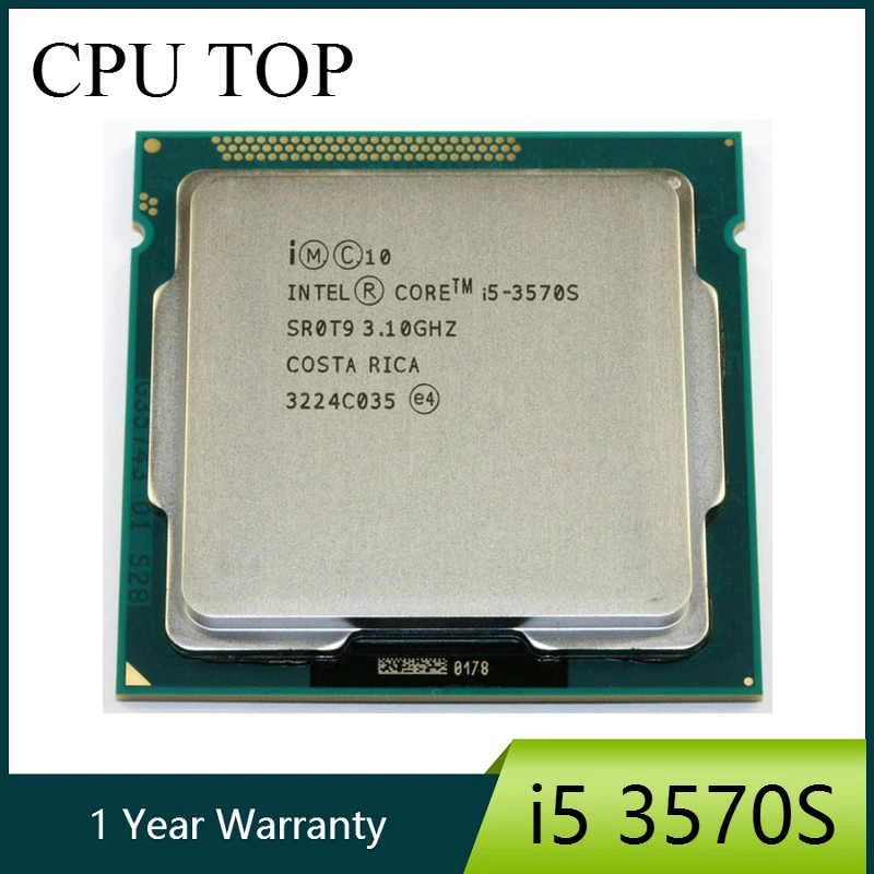 Intel Core i5 3570S Procesor Quad-Core 3.1 GHz, L3=6M 65W Socket LGA 1155 CPU Desktop, ki delajo