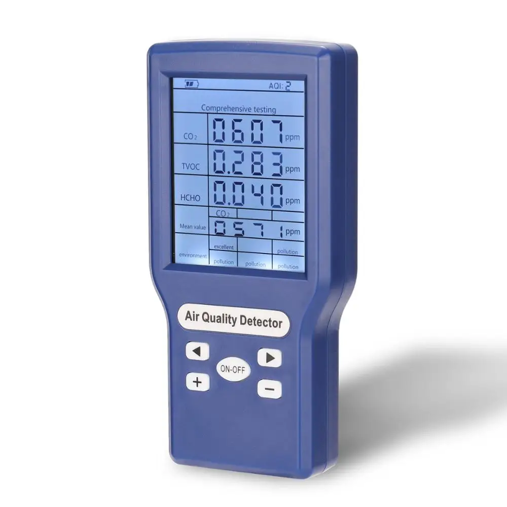 Inteligentni CO2 Detektor CO2 Metrov Plina Detektorji Analyzer Ogljikovega Dioksida Kakovosti Zraka Monitor Analyzer Temperatura Vlažnost Meter