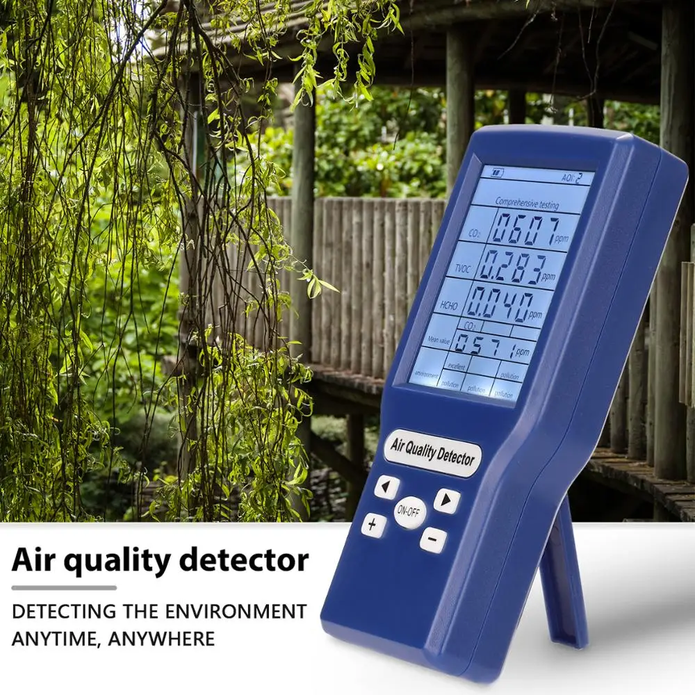 Inteligentni CO2 Detektor CO2 Metrov Plina Detektorji Analyzer Ogljikovega Dioksida Kakovosti Zraka Monitor Analyzer Temperatura Vlažnost Meter